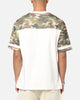 Carre Star Shooter Panelled T-Shirt Off White/Woodland Camo