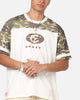 Carre Star Shooter Panelled T-Shirt Off White/Woodland Camo