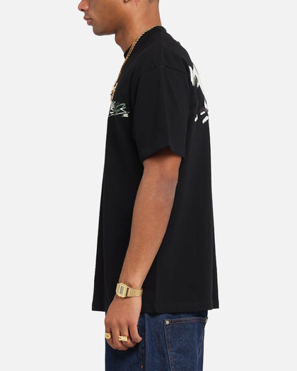 Carre Tag Mockneck T-Shirt Black