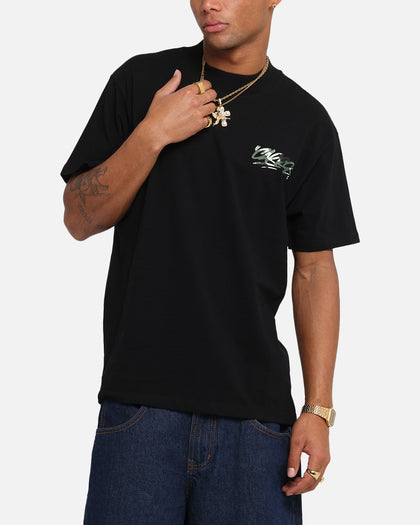 Carre Tag Mockneck T-Shirt Black