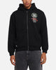 S Double 25/26 Zip Through Hoodie Black