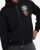 S Double 25/26 Zip Through Hoodie Black
