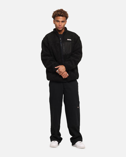 S Double High Pile Jacket Black