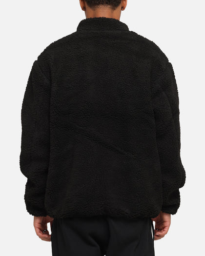 S Double High Pile Jacket Black