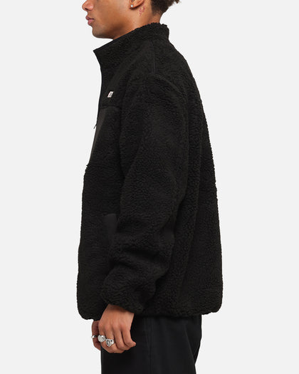 S Double High Pile Jacket Black