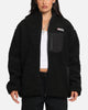 S Double High Pile Jacket Black