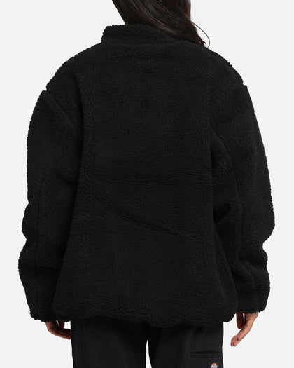 S Double High Pile Jacket Black