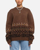 S Double Knitted Sweater Chocolate