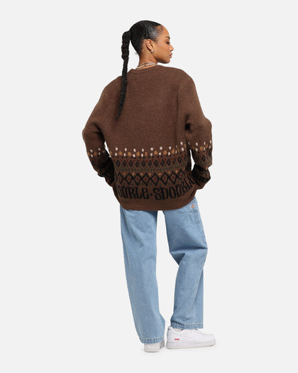 S Double Knitted Sweater Chocolate