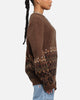 S Double Knitted Sweater Chocolate