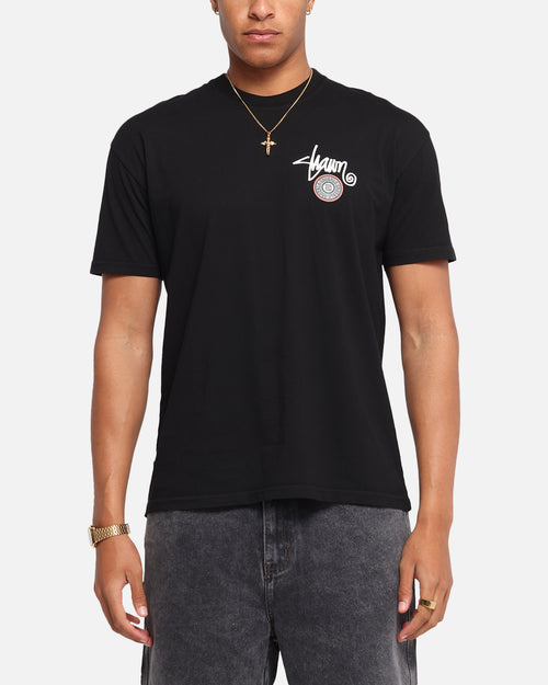 S Double Track Dot T-Shirt Washed Black