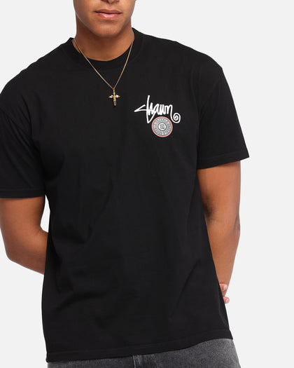 S Double Track Dot T-Shirt Washed Black