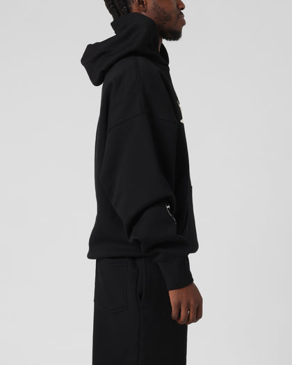 Loiter Hybrid Premium Hoodie Black
