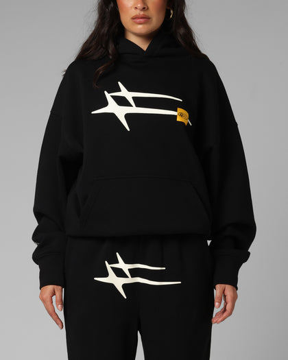 Loiter Hybrid Premium Hoodie Black