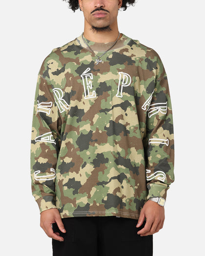 Carre Global Oversized Long Sleeve T-Shirt Camo