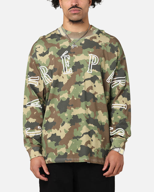Carre Global Oversized Long Sleeve T-Shirt Camo
