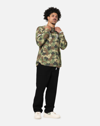 Carre Global Oversized Long Sleeve T-Shirt Camo