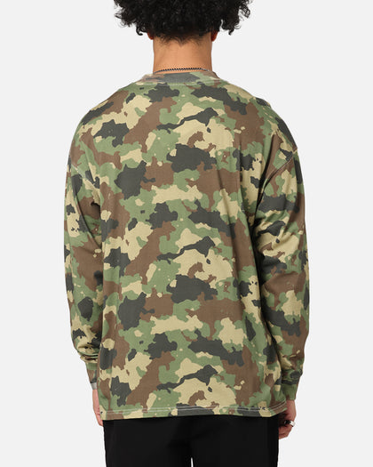 Carre Global Oversized Long Sleeve T-Shirt Camo