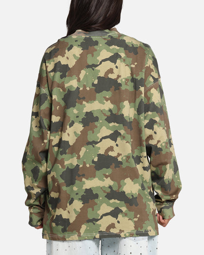 Carre Global Oversized Long Sleeve T-Shirt Camo