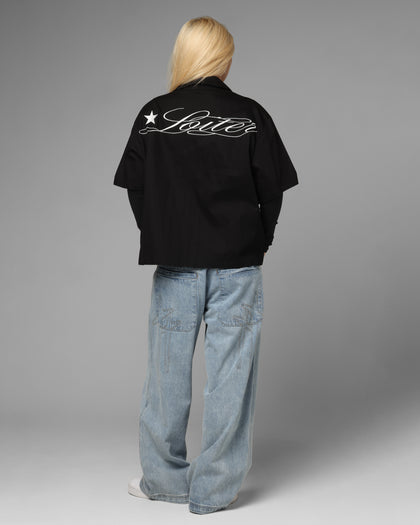 Loiter Daytona Button Up Shirt Black