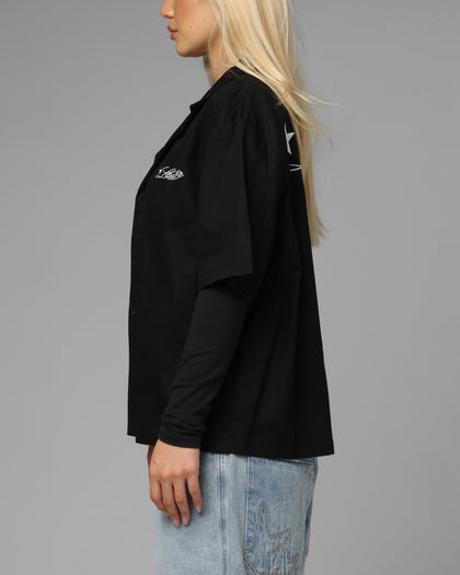 Loiter Daytona Button Up Shirt Black