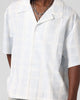 Loiter Daytona Button Up Shirt Blue Check