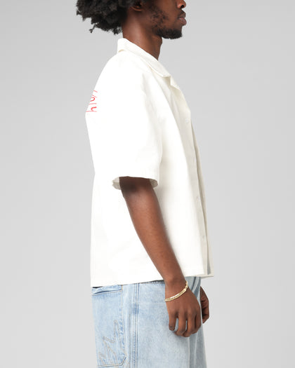 Loiter Daytona Button Up Shirt White