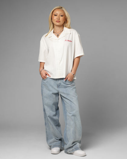 Loiter Daytona Button Up Shirt White