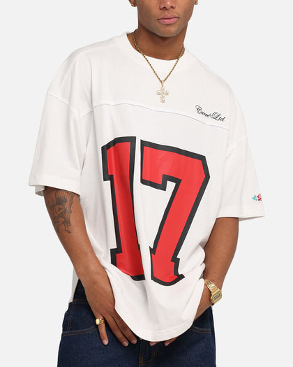 Carre Hitta Grid Iron T-Shirt Off White/Red