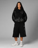 Loiter Opaque Rhinestone Premium Hoodie Black