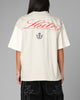 Loiter Drop Out Vintage T-Shirt Grey/White