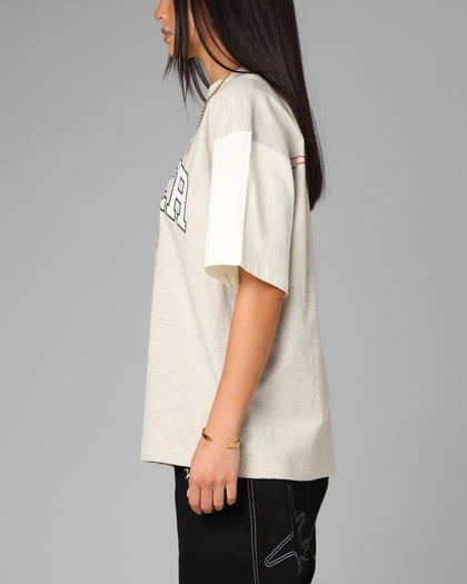 Loiter Drop Out Vintage T-Shirt Grey/White