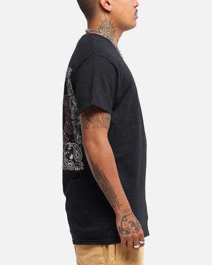 Deathrow Records Doberman Bandana T-Shirt Black