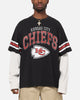 Mitchell & Ness Kansas City Chiefs Waffle Mock Layer Long Sleeve T-Shirt Black