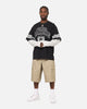 Mitchell & Ness Oakland Raiders Waffle Mock Layer Long Sleeve T-Shirt Black