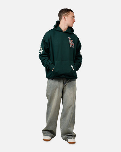 Pro Standard Los Angeles Dodgers Tapestry 2.0 Hoodie Dark Green