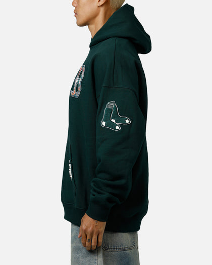 Pro Standard Boston Red Sox Tapestry 2.0 Hoodie Dark Green