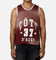MNML Jersey Pinnie Tank Burgundy