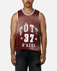 MNML Jersey Pinnie Tank Burgundy