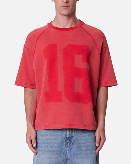 MNML Vintage Raglan Terry Jersey Red