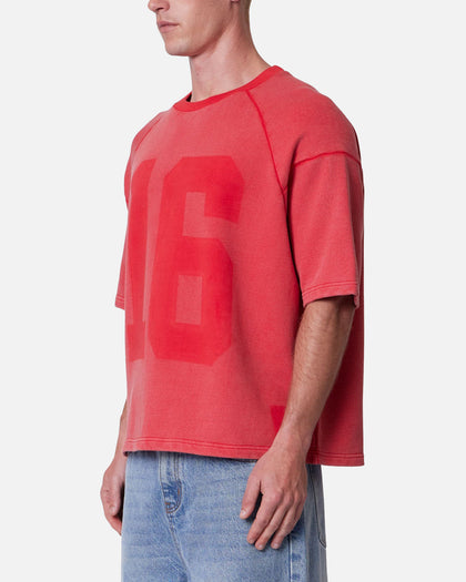 MNML Vintage Raglan Terry Jersey Red