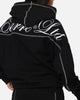 Carre Script Hoodie Black