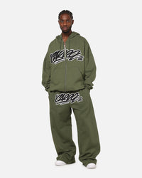 Carre Terrace Zip Hoodie Olive