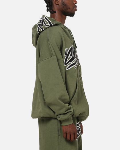 Carre Terrace Zip Hoodie Olive