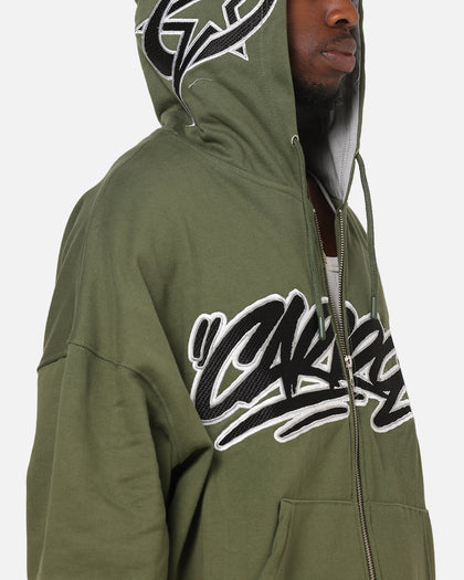Carre Terrace Zip Hoodie Olive