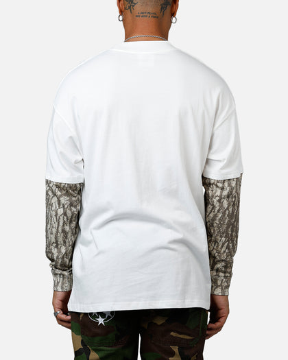 Carre Graffiti Layered Long Sleeve T-Shirt Off White