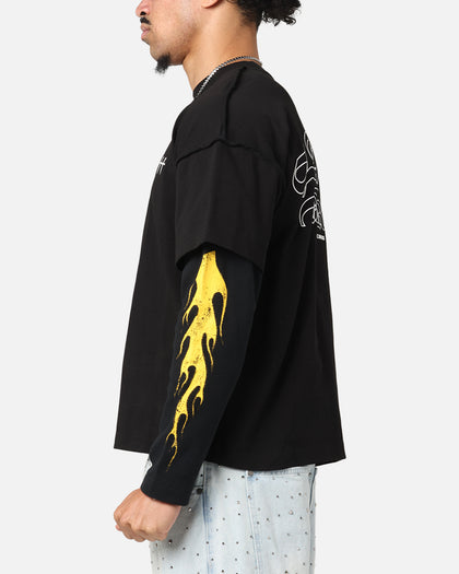 Saint Morta La Flame Long Sleeve T-Shirt Black