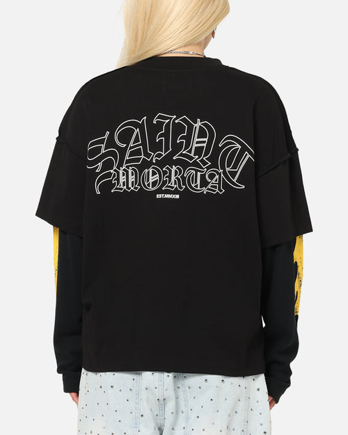 Saint Morta La Flame Long Sleeve T-Shirt Black