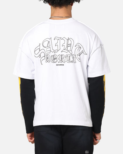Saint Morta La Flame Long Sleeve T-Shirt White/Black