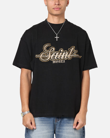 Saint Morta Rodeo Drive Boxy T-Shirt Black/Brown